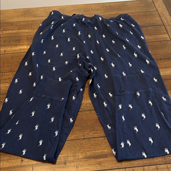 Polo Ralph Lauren Men’s Lounge Pants Set of 2 Navy & Gray Pony Logo Size M - Picture 5 of 10